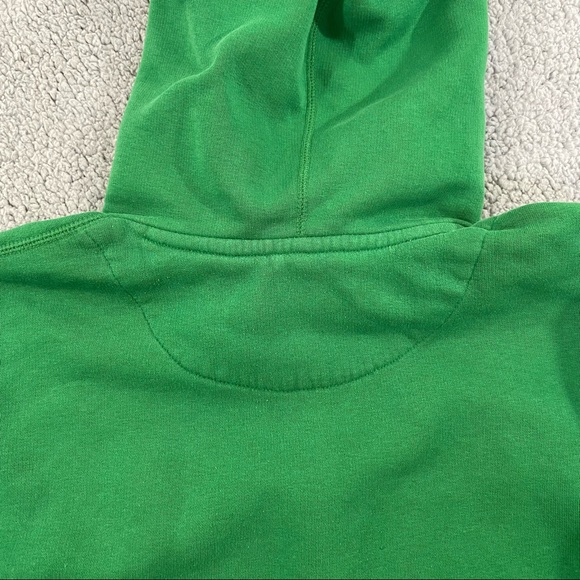 Nike Sweater Adult L Pullover Green Swoosh Spell Out Hoodie Sweatshirt Mens - Picture 13 of 13